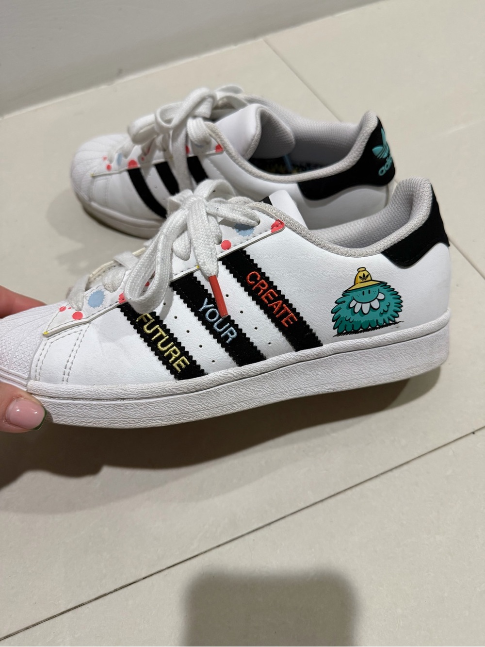 Adidas Kevin Lyons x Superstar Big Kids 'Create Your Future'